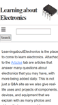 Mobile Screenshot of learningaboutelectronics.com
